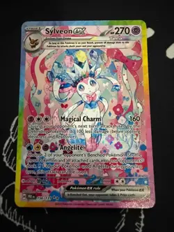 Sylveon Ex 156/131 Prismatic Evolutions Ultra Rare Pokemon TCG Card NM - Image 1