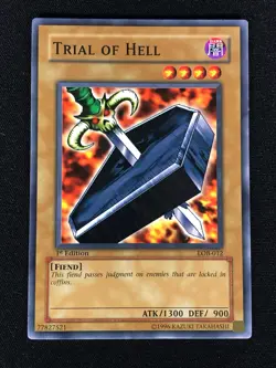 Yugioh Trial of Hell LOB-012 1st Common (NM) - Image 1