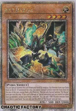 YUGIOH CRBR-EN004 Ext Ryzeal Quarter Century Secret Rare 1st Edition NM - Image 1