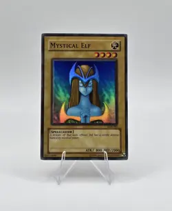 Mystical Elf Super Rare Normal Unlimited LOB-062 Spellcaster ATK/800 DEF/2000 - Image 1