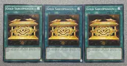 Gold Sarcophagus LDK2-ENY22 (x3) Legendary Decks II Unlimited Edition VLP - Image 1