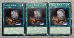 Foolish Burial LDK2-ENJ29 (x3) Legendary Decks II Unlimited Edition NM - Image 1