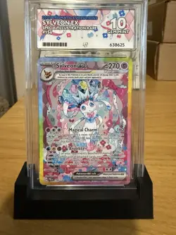 Pokemon Sylveon EX Prismatic Evolutions TCG Card 156/131 Sir ACE 10 Gem Mint - Image 1