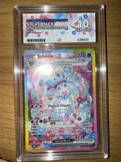 Pokemon Sylveon EX Prismatic Evolutions TCG Card 156/131 Sir ACE 10 Gem Mint - Image 3