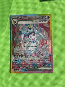 AGS 9.5 Pokemon TCG Sylveon EX SIR 156/131 Prismatic Evolutions Card - Image 3