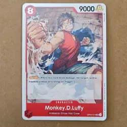 Monkey.D.Luffy (014) OP04-014 UC Regular One Piece Kingdoms of Intrigue NM TCG - Image 1