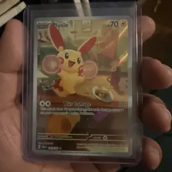 Plusle Paradox Rift Holo Illustration Rare Pokemon TCG Card - Image 1