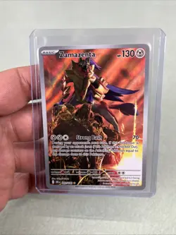 Zamazenta 201/182 Sv10: Destined Rivals Holo Pokemon TCG Card RARE Full Art - Image 5