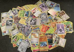 3 lbs 8 oz Pokemon Cards Official Assorted Bundle from Vintage y2k Collection - Image 1