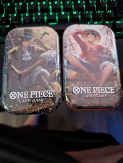 One Piece Card Game Tin Pack Volume 2 OP-13 Set of 2 Brand New Sealed - Image 1