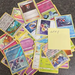 Lot #8 Pokemon Cards Official Assorted Bundle from Vintage y2k Collection - Image 1