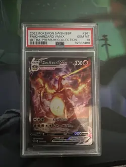 PSA 10 Charizard VMAX UPC Promo Alt Art - SWSH 261 Pokemon Graded Card - Image 1