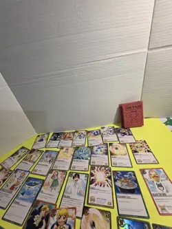 Zatch Bell!The Card Battle Red Spell Book Binder Vintage 2003 Includes 32 Cards - Image 3