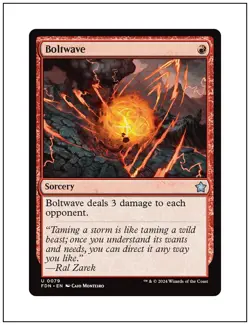 1x Boltwave, Foundations, Magic the Gathering, MTG NM - Image 1