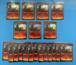 M21 showcase MOUNTAIN foil x7 nonfoil x13 (20 total) lp or better I Combine Ship - Image 1