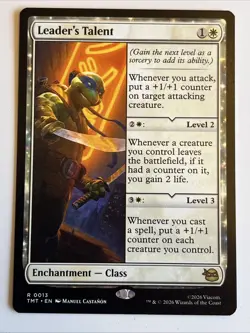 MTG Teenage Mutant Ninja Turtles Leader's Talent 0013 NM Rare - Image 1