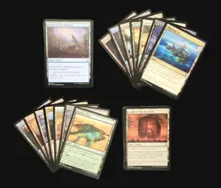 Magic The Gathering: MTG Bulk Lot of 50 Non Basic Lands NF - Image 1
