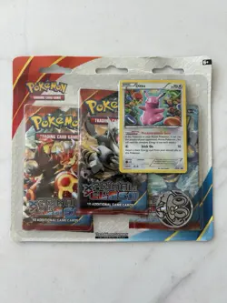Pokemon XY Primal Clash 3-Pack Blister SEALED DITTO XY40 Promo 2015 Vintage - Image 1