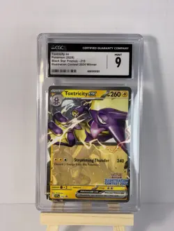 Pokemon CGC 9 Toxtricity ex Illustration Contest Winner Promo 215 Black Star - Image 1