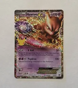 Mewtwo EX 54/99 Celebrations Classic Collection Pokemon TCG NM - Image 1