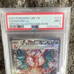PSA 9 Charizard ex 223/197 SIR Obsidian Flames Pokemon SV03 Scarlet Violet - Image 4