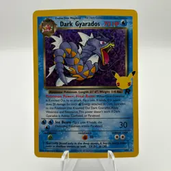 Dark Gyarados 8/82 Holo Rare Celebrations Classic Collection Pokemon QTY - Image 1