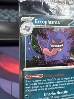 Gengar 050/088 - EB Games FRENCH Pokemon Promo Ectoplasma Good centering SEALED - Image 3
