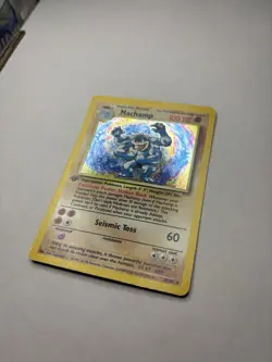 Pokemon Machamp 8/102 Deck Exclusives Holo Rare 1st Edition 100 HP WOTC (NM/LP) - Image 2