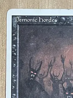 Awesome Magic The Gathering MTG Card Revised Demonic Hordes MP - Image 2