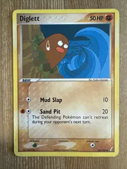 Pokemon TCG Diglett EX Crystal Guardians 50/100 Common DMG - Image 1