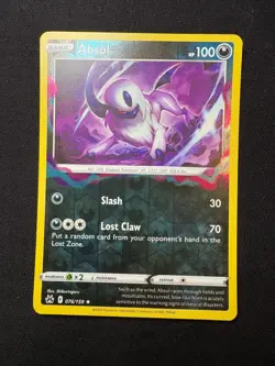 Absol 076/159 Reverse Holo Rare LP-NM - Pokemon TCG Sw&Sh Crown Zenith CRZ - Image 1