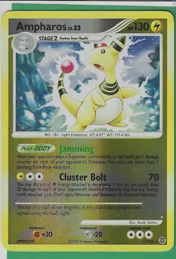 Pokemon - Secret Wonders "Ampharos" 1/132 Reverse Holo X1 - Image 1