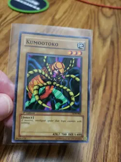 Yugioh Kumootoko LOB-082 1st Edition NM Never Played With Legend Of Blue Eyes - Image 1