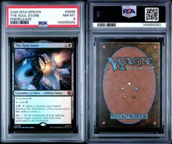 2025 MTG The Soul Stone Marvel's Spider-Man #0066 PreRelease PSA 8 - Image 5