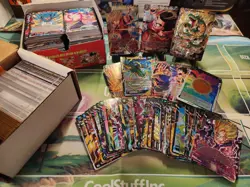 Dragon Ball Z Card Game Lot ☆500+ Cards Holo, Foil, Shatter Foil, Playmat & More - Image 1
