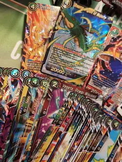 Dragon Ball Z Card Game Lot ☆500+ Cards Holo, Foil, Shatter Foil, Playmat & More - Image 5