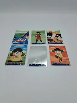 6 X Dragon Ball Z Panini Trading Cards 1989 Frieza Saga Bird Studio Series 1 - Image 1