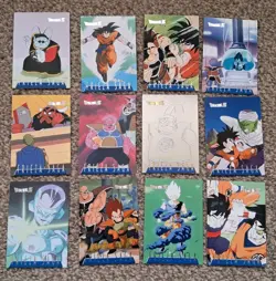 12 Dragon Ball Z Panini Trading Cards Frieza Saga 1989 Bird Studio - Image 1