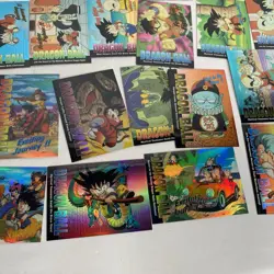 Vintage 1995 Bird Studios Dragon Ball Z Chromium Refractor Cards Lot Of 33 Cards - Image 3