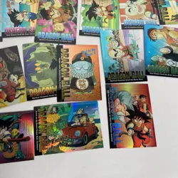 Vintage 1995 Bird Studios Dragon Ball Z Chromium Refractor Cards Lot Of 33 Cards - Image 4
