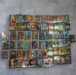 Vintage-1995-Bird Studios-Dragon Ball Z-Chromium/Refractor Cards Lot Of 62 Cards - Image 1