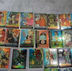 Vintage-1995-Bird Studios-Dragon Ball Z-Chromium/Refractor Cards Lot Of 62 Cards - Image 2