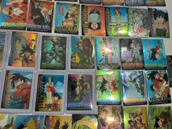 Vintage-1995-Bird Studios-Dragon Ball Z-Chromium/Refractor Cards Lot Of 62 Cards - Image 5