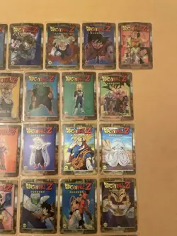 Dragon Ball Z Trading Cards-1989 Lenticolor Series Gold Lot of 26 Cards - Image 3