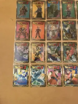 Dragon Ball Z Trading Cards-1989 Lenticolor Series Gold Lot of 26 Cards - Image 4
