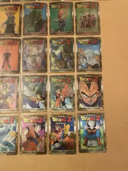 Dragon Ball Z Trading Cards-1989 Lenticolor Series Gold Lot of 26 Cards - Image 5