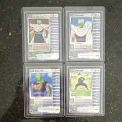 Dragon Ball Z TCG Score 2001 Piccolo Personality Card Lot - 4 Cards - Image 1