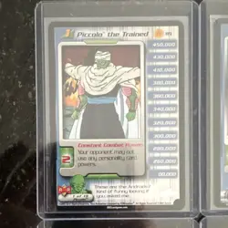 Dragon Ball Z TCG Score 2001 Piccolo Personality Card Lot - 4 Cards - Image 2