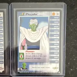 Dragon Ball Z TCG Score 2001 Piccolo Personality Card Lot - 4 Cards - Image 3
