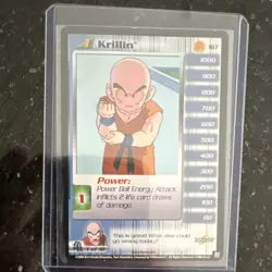 Krillin - Dragon Ball Z TCG Power Cards Score 2006 Lot of 3 - Image 2